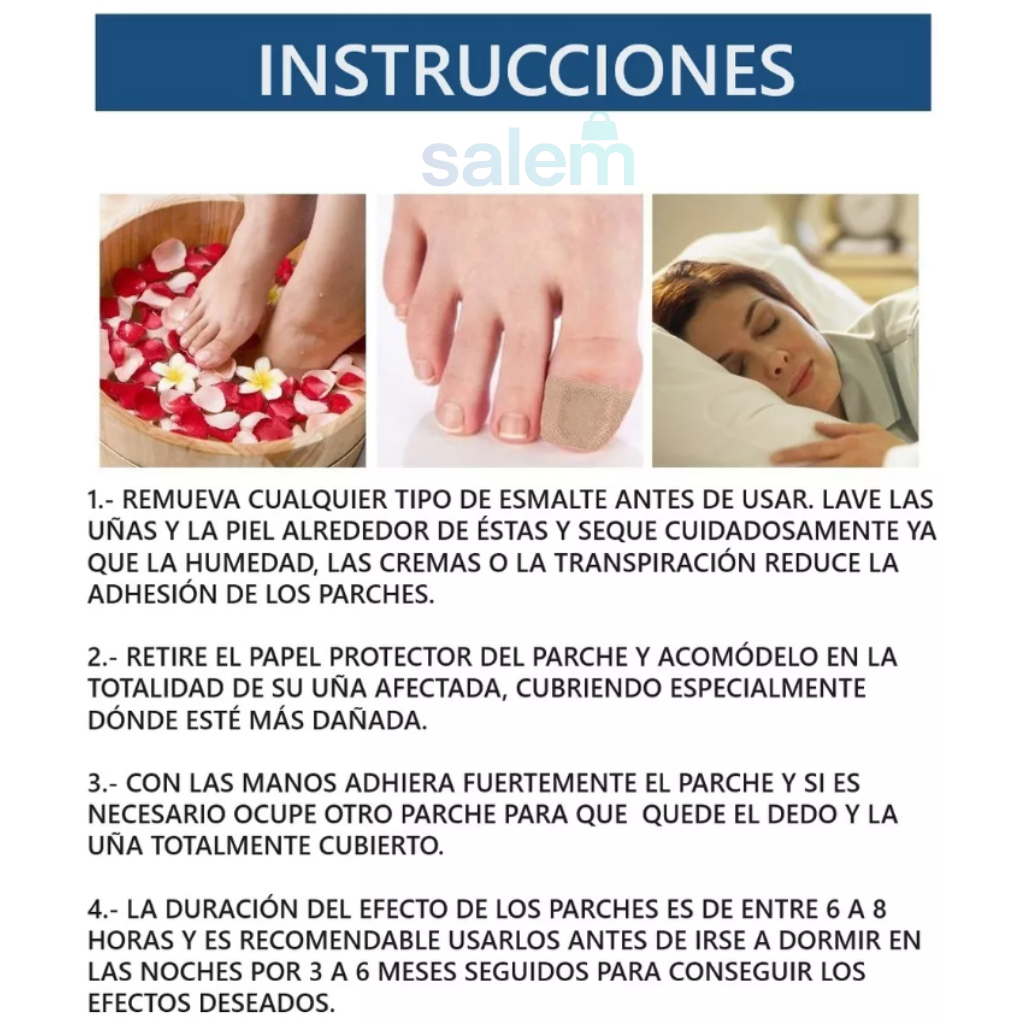 PARCHE PARA HONGOS